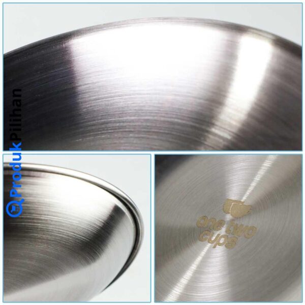 Piring Stainless Steel Sultan Plate - One Two Cups SN017 - Image 3