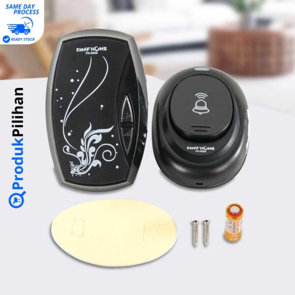 TaffHOME Bel Pintu Wireless Door Bell Waterproof - Image 3