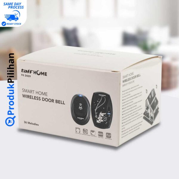 TaffHOME Bel Pintu Wireless Door Bell Waterproof - Image 7